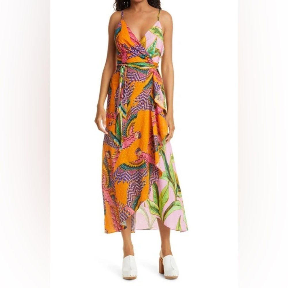FARM Rio Multicolor Midi Dress